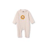 ebebek Hello Baby HelloBaby Erkek Bebek Tulum Hayvan Baskılı Çıtçıtlı Bisiklet Yaka Uzun Kol Patiksiz