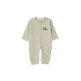 ebebek Hello Baby HelloBaby HelloBaby Erkek Bebek Patiksiz Tulum Hayvan Baskılı Çıtçıtlı Bisiklet Yaka Uzun Paça Uzun