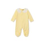 ebebek Hello Baby HelloBaby HelloBaby Kız Bebek Patikli Tulum Puantiyeli Çıtçıtlı Dantel Yaka Uzun Paça Uzun Kol