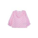 ebebek Hello Baby HelloBaby Kız Bebek Bluz Çiçek Baskılı Düğmeli Gömlek Yaka Long Sleeve