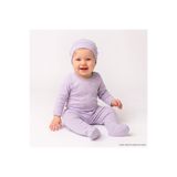 ebebek Hello Baby HelloBaby Kız Bebek Body-Alt-Şapka Çiçek Baskılı Çıtçıtlı Bisiklet Yaka Uzun Kol Patikli