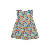 ebebek Hello Baby HelloBaby Kız Bebek Elbise Çiçek Baskılı Bisiklet Yaka Sleeveless