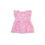ebebek Hello Baby HelloBaby Kız Bebek Elbise Çıtçıtlı Bisiklet Yaka Kısa Kol