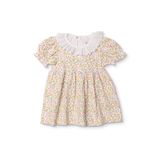 ebebek Hello Baby HelloBaby Kız Bebek Elbise Kareli Çıtçıtlı Bisiklet Yaka Kısa Kol