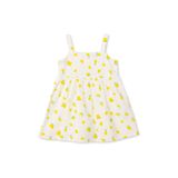 ebebek Hello Baby HelloBaby Kız Bebek Elbise Meyve Baskılı Modelli Yaka İp Askılı Reçme