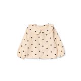 ebebek Hello Baby HelloBaby Kız Bebek Gömlek Kalp Baskılı Düğmeli Bebe Yaka Long Sleeve