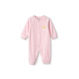 ebebek Hello Baby HelloBaby Kız Bebek Kadife Tulum Hayvan Baskılı Çıtçıtlı Bisiklet Yaka Uzun Kol Patiksiz