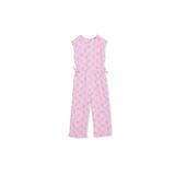 ebebek Hello Baby HelloBaby Kız Bebek Kısa Tulum Çiçek Baskılı Bağcıklı Bisiklet Yaka Short Sleeve Reçme