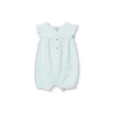 ebebek Hello Baby HelloBaby Kız Bebek Kısa Tulum Çıtçıtlı Bisiklet Yaka Kısa Kol Reçme