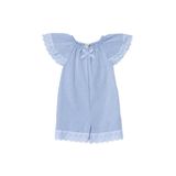 ebebek Hello Baby HelloBaby Kız Bebek Kısa Tulum Fiyonk Baskılı Bisiklet Yaka Short Sleeve Reçme