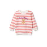 ebebek Hello Baby HelloBaby Kız Bebek Sweatshirt Ayı Baskılı Bisiklet Yaka Uzun Kol