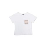 ebebek Hello Baby HelloBaby Kız Bebek Tişört Çiçek Baskılı Bisiklet Yaka Short Sleeve