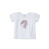 ebebek Hello Baby HelloBaby Kız Bebek Tişört Unicorn Baskılı Bisiklet Yaka Kısa Kol