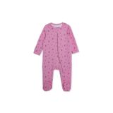 ebebek Hello Baby HelloBaby Kız Bebek Tulum Çiçek Baskılı Çıtçıtlı Bisiklet Yaka Uzun Kol Patikli