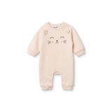 ebebek Hello Baby HelloBaby Kız Bebek Tulum Hayvan Baskılı Çıtçıtlı Bisiklet Yaka Long Sleeve Patiksiz