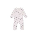 ebebek Hello Baby HelloBaby Kız Bebek Tulum Kiraz Baskılı Fermuarlı Bisiklet Yaka Long Sleeve Patikli