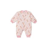 ebebek Hello Baby HelloBaby Kız Bebek Uyku Tulumu Hayvan Baskılı Fermuarlı Bisiklet Yaka Uzun Kol Ribanalı