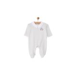 ebebek Hello Baby HelloBaby Yenidoğan Erkek Nakışlı Kadife Patikli Tulum Erkek Bebek