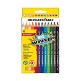 Eberhard Faber 12'li Big Winner Jumbo Kuru Boya Kalemi