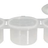 Eberhard Faber 579901 – Bardak için karıştırın ve muhafaza etmek, 3-lü set, 75 ml, beyaz