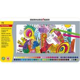 Eberhard Faber EF-514872 72'li Metal Kutu Kuru Boya Kalemi