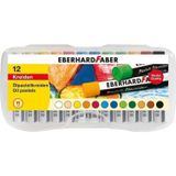 Eberhard Faber Yağlı Pastel 12 Renk Plastik Kutu Boya