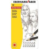 Eberhardfaber Çizim Kalemi Artist Color 12li Metal Kutu