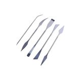 Ebeşuar Seti Metal 5 li 18 cm 1 Paket Çelik Modelaj Modelleme Aletleri Seramik Kil ve Heykel Modelaj Kalemi Dip Alma