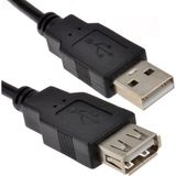 EBG Elektronik USB Dişi Erkek Uzatma Kablosu 1.5 Metre - Siyah