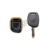 EBG İSTANBUL Renault Clio 1, 2, Kangoo 1 Buton Siyah Oto Anahtar Kumanda Kabı Kılıfı SİYAH GOLD