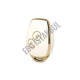 EBG İSTANBUL Renault Dacia Kangoo Clio Trafic Kumanda Anahtar KILIFI 2BUTON BEYAZ GOLD
