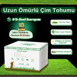 Ebitkisel Çok Yıllık Çim Tohumu 20 Kg Uzun Ömürlü 6'lı Karışım