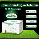 Ebitkisel Çok Yıllık Çim Tohumu 5 kg Uzun Ömürlü 6'lı Karışım Gölge ve Aşırı Güneşli Alan Uygun Yetiştirilmesi Kolay 4 Mevsim Yeşil