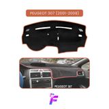 ebiz PEUGEOT 307 (2001-2008) Araca Özel Torpido Örtüsü | Ön Göğüs Kılıfı | Tam Koruma | Oto Aksesuar |T94