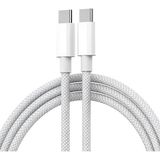 Ebotek 240W Apple İphone 15 - 16 - Pro - Pro Max Hasır 2 Metre Hızlı Şarj Kablosu Type-C to Type-C