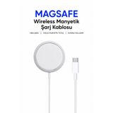 Ebotek Apple Magsafe Kablosuz Wireless Manyetik Şarj Aleti Iphone 11 12 13 14 15 16 17 Tüm Modellere Uyumlu