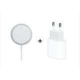 Ebotek Sbz Apple İphone Magsafe Wireless Şarj Aleti ve 20W Usb-C Hızlı Şarj Adaptörü Başlık Set İphone 11 12 13 14 15 16 Pro Max Tüm Modellere Uyumlu