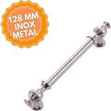 Ebrar Inox 128 mm Kulp Lüks Country Mutfak Mobilya Dolap Çekmece Kulpu - İnox