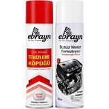 Ebrayn Çok Amaçlı Temizleme Köpüğü & Susuz Motor Temizleyici Sprey Seti (2'li Bakım Seti)