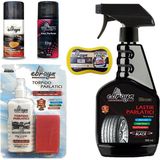 Ebrayn Lastik Parlatıcı + Klima Temizleyici + Torpido Parlatıcı Set + Parfüm + Yıkama Süngeri-Ebrayn 5parça