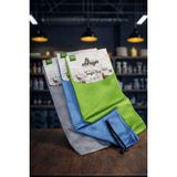 Ebrayn Mikrofiber Temizlik Bezi 50X70 cm – Çok Amaçlı Süper Emici Bez, Cam & Mutfak & Araç Için (Tekli) - 01-Mavi