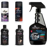 Ebrayn Motor Temizleyici + Klima Hava Temizleyici +Lastik Losyon+ Torpido Losyon +Oto Parfüm-Ebrayn 5 Parça