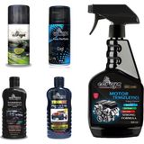 Ebrayn Motor Temizleyici +Klima Temizleyici +Trimex Plastik Yenileyici+Torpido Losyon+Parfüm-Ebrayn 5 Parça