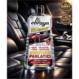 Ebrayn Premium Oto Araç Deri Plastik Kauçuk Vinil Koruyucu Protectant Bakım Kremi Üstün Koruma 200 ml