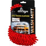 Ebrayn Su Geçirmez Iç Astarlı Mikrofiber Oto Yıkama Eldiveni - Şönil Dokulu Çizmez Wash Mitt