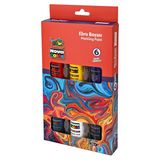 Ebru Boyası 6 Renk Nova Color 1 Paket Damlalıklı Canlı Renkli 30 Ml X 6 Lı Ebruli Boyama Seti