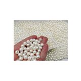 Ebruli Boncuk 8 Mm Kaplama Plastik Krem Inci Delikli 85-87 Adet Boncuk Takı Yapımı Bead (25 GRAM)