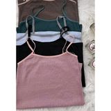 Ebruli Butik06 5Li Kadın Ip Askılı Fitilli Atlet - L - XL - Renkli