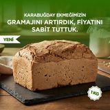 Ebruli Doğal Bakkal Vegan Glutensiz Karabuğday Ekmeği 1000 gr Mayasız Sağlıklı Alternatif - 1 kg