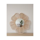 Ebrulii home design Rattan Bambu Dekor Ayna, Çocuk Odası, konsol Ayna, Dresuar Ayna, Yuvarlak Duvar Aynası
